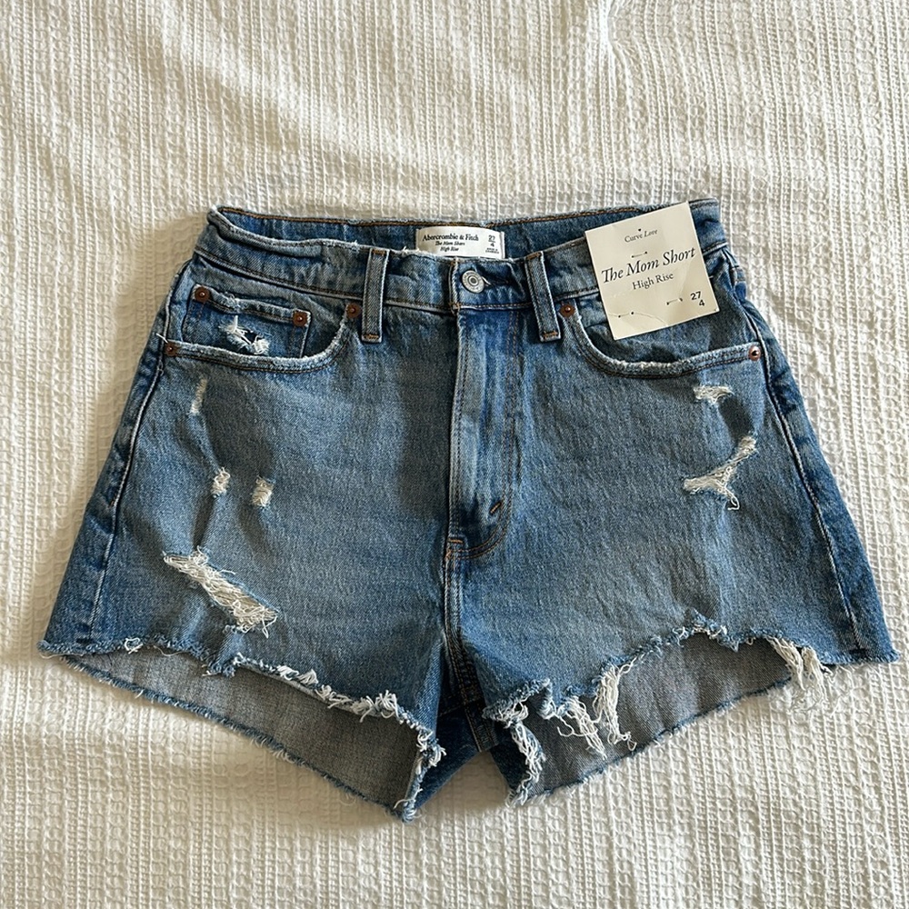 NWT Abercrombie & Fitch Curve Love The Mom Short